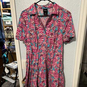 Torrid Disney Alice in Wonderland Dress, Cheshire Cat